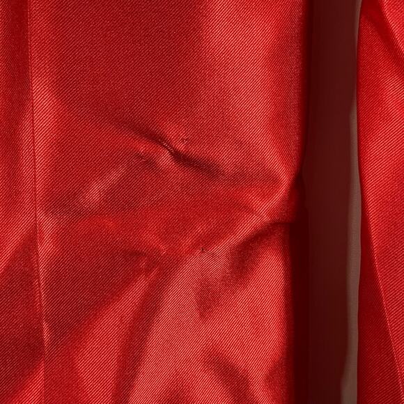 FERRECCI Men's Red Satin Short Super 150's Flat Front Suit Pant SZ 28S - Picture 6 of 14